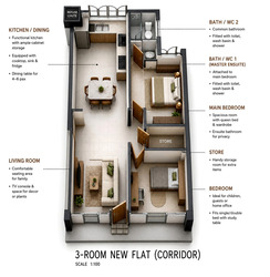 Blk 233 Gombak Gardens (Bukit Batok), HDB 3 Rooms #579737141
